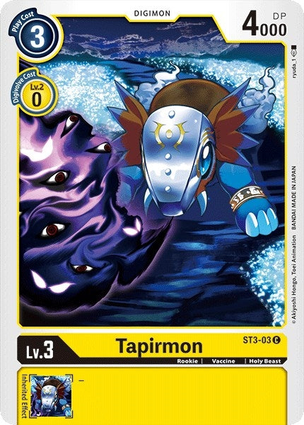 Image for Tapirmon (ST3-03 C) (ST-3) - Digimon Card Game