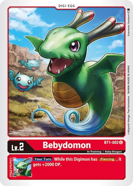 Image for Bebydomon (BT1-002 U) (BT01-03A) - Digimon Card Game