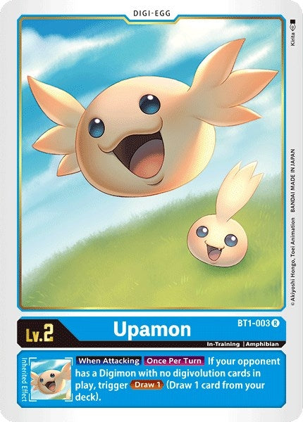 Image for Upamon - BT1-003 (BT1-003 R) (BT01-03A) - Digimon Card Game