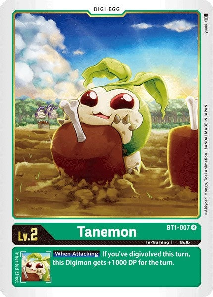 Image for Tanemon (BT1-007 R) (BT01-03A) - Digimon Card Game