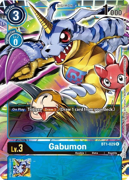 Image for Gabumon - BT1-029 (Dash Pack Ver. 1.0) (BT1-029 R) (BT01-03A) - Digimon Card Game