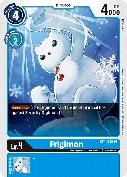 Image for Frigimon (BT1-032 C) (BT01-03A) - Digimon Card Game