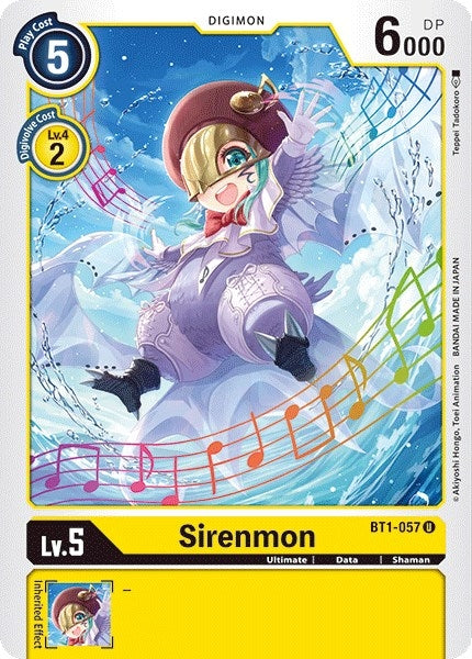 Image for Sirenmon (BT1-057 U) (BT01-03A) - Digimon Card Game