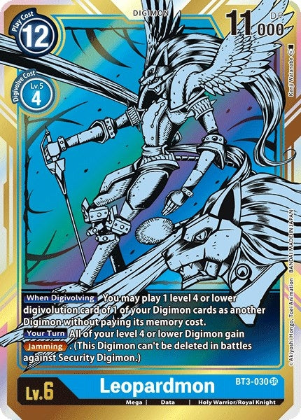 Image for Leopardmon (Alternate Art) (BT3-030 SR) (BT01-03A) - Digimon Card Game