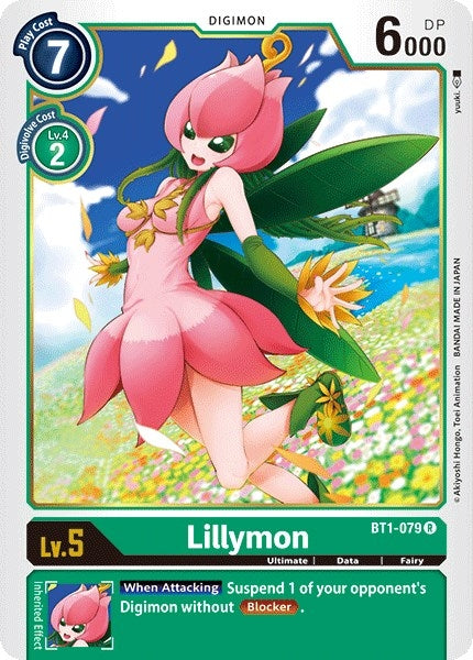 Image for Lillymon (BT1-079 R) (BT01-03A) - Digimon Card Game