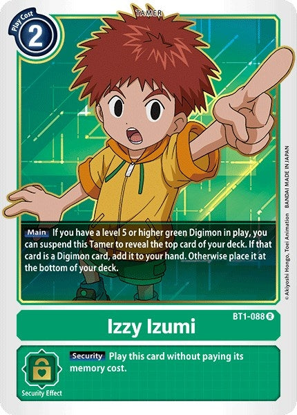Image for Izzy Izumi (BT1-088 R) (BT01-03A) - Digimon Card Game