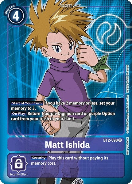 Image for Matt Ishida - BT2-090 (Box Topper) (BT2-090 R) (BT01-03A) - Digimon Card Game