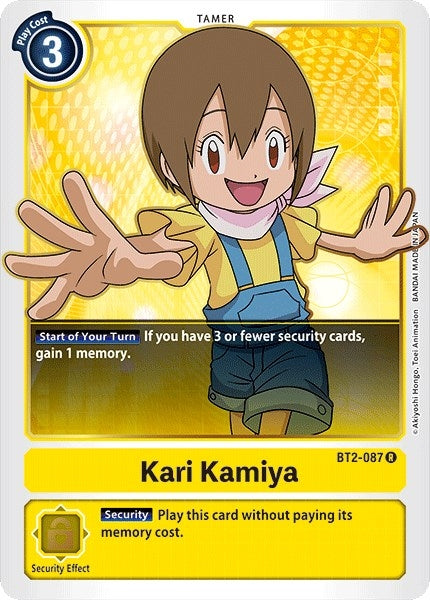 Image for Kari Kamiya (BT2-087 R) (BT01-03A) - Digimon Card Game