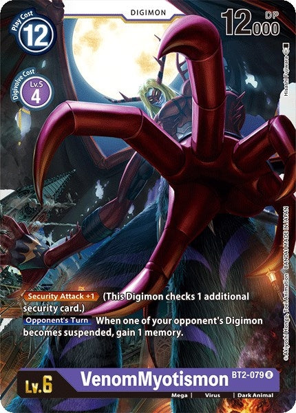 Image for VenomMyotismon (BT2-079 R) (BT01-03A) - Digimon Card Game