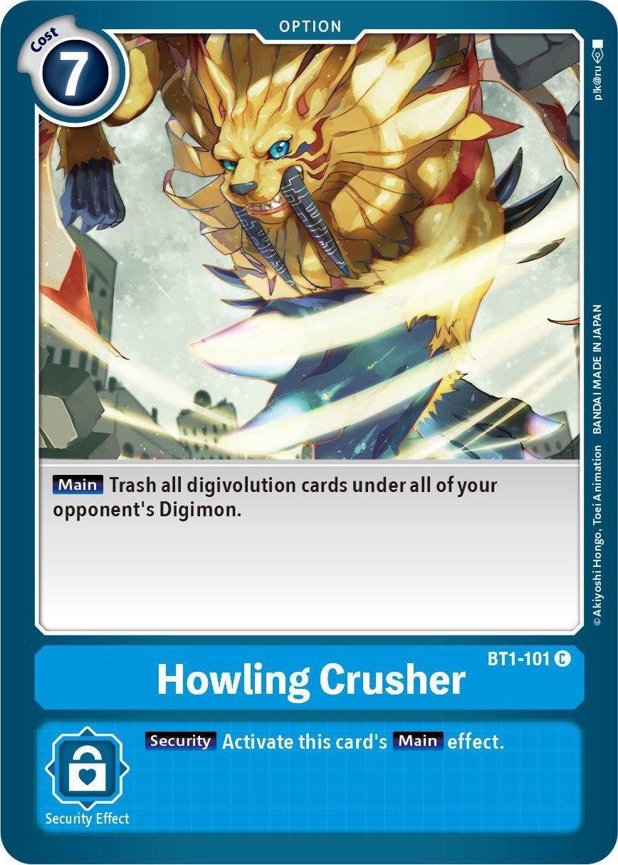 Image for Howling Crusher (BT1-101 C) (BT01-03A) - Digimon Card Game