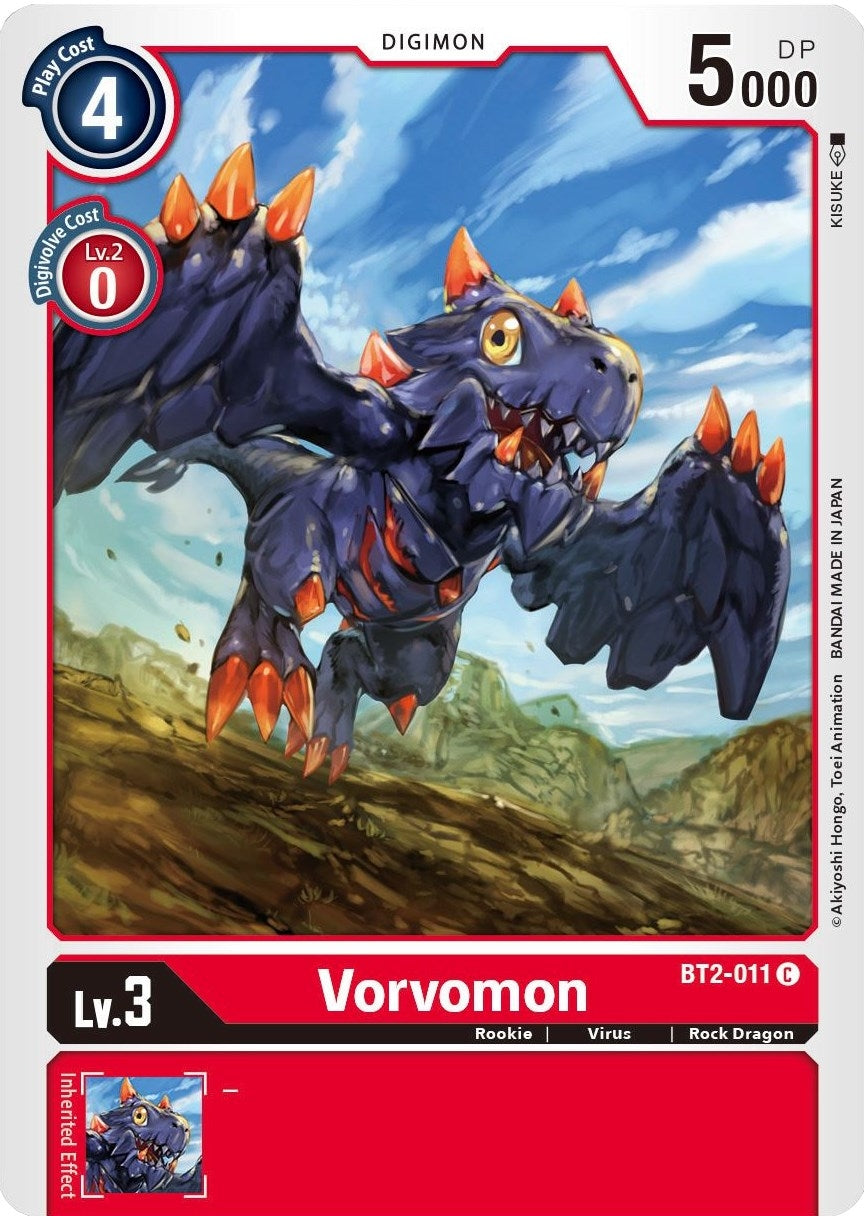 Image for Vorvomon (BT2-011 C) (BT01-03B) - Digimon Card Game