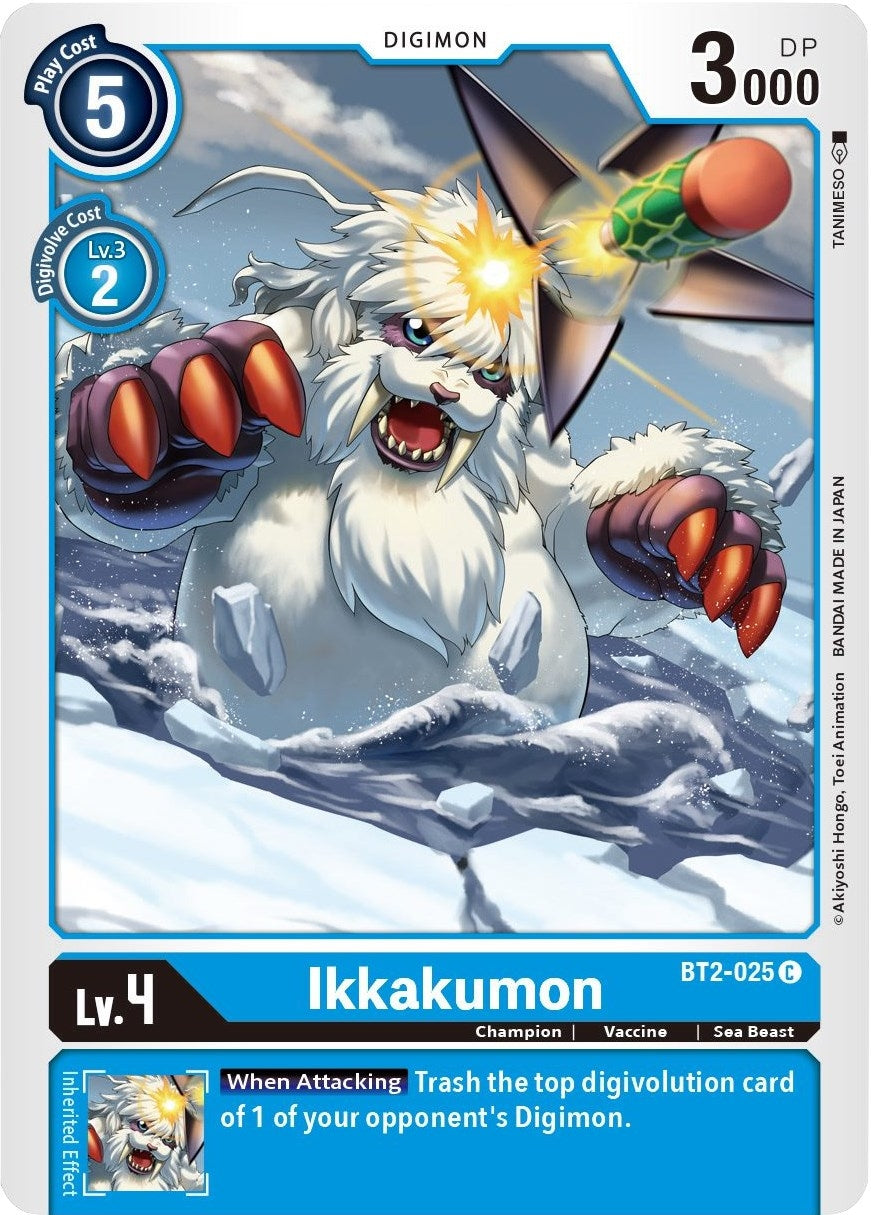 Image for Ikkakumon - BT2-025 (BT2-025 C) (BT01-03B) - Digimon Card Game