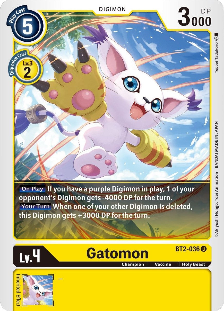 Image for Gatomon - BT2-036 (BT2-036 U) (BT01-03B) - Digimon Card Game
