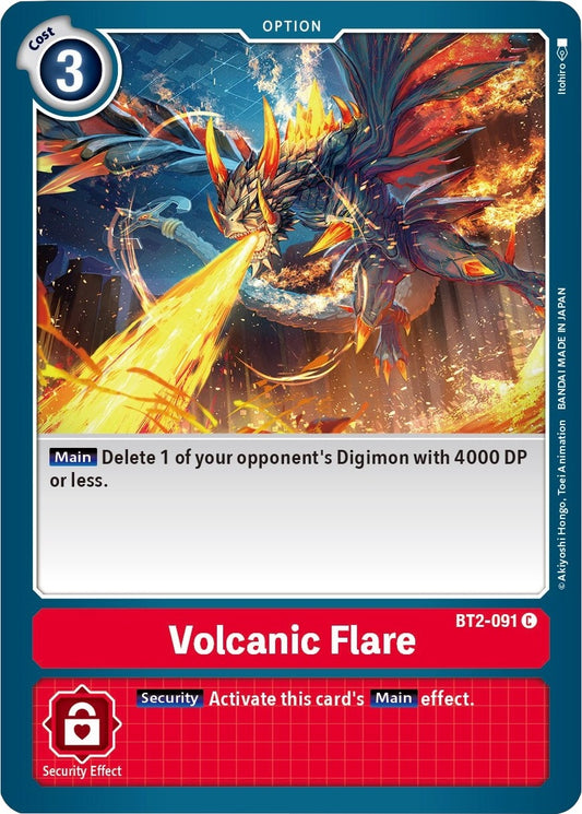 Image for Volcanic Flare (BT2-091 C) (BT01-03B) - Digimon Card Game