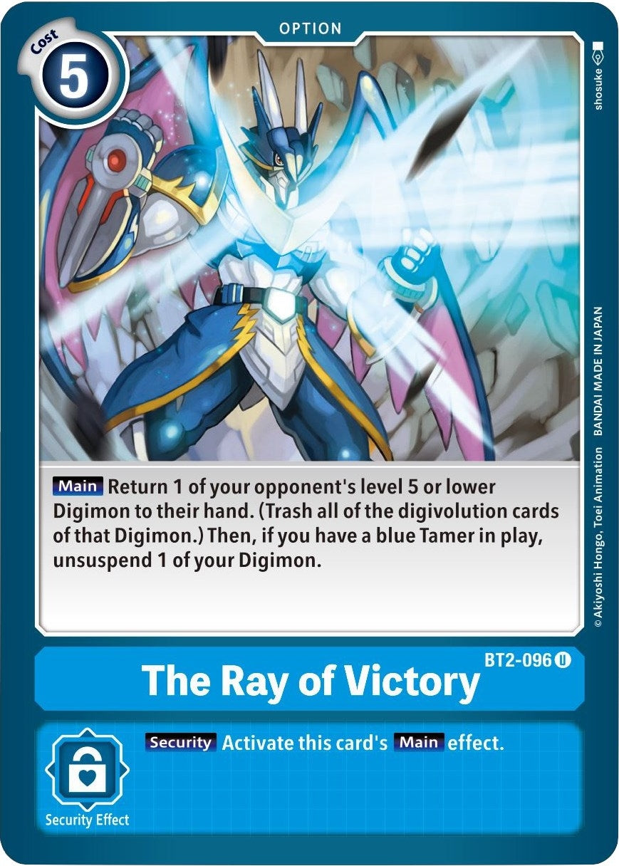 Image for The Ray of Victory (BT2-096 U) (BT01-03B) - Digimon Card Game