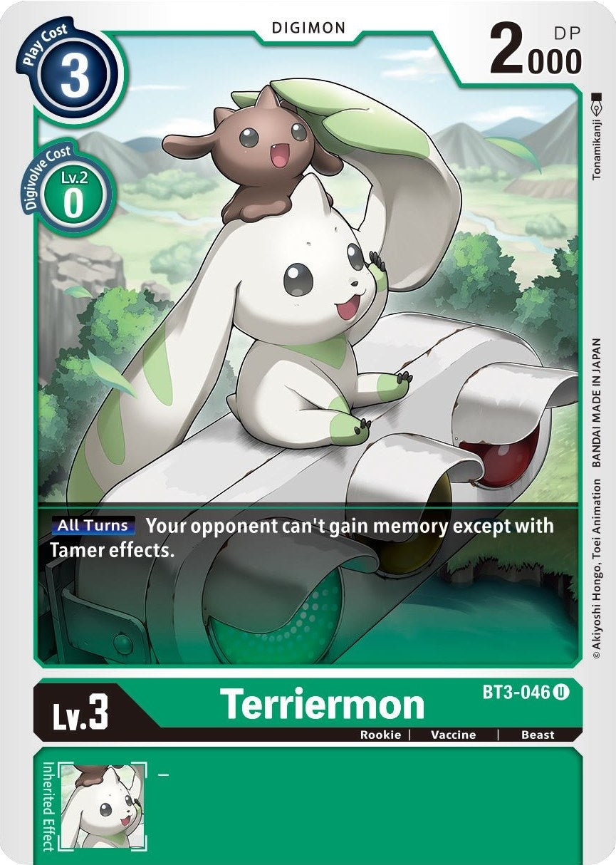 Image for Terriermon (BT3-046 U) (BT01-03B) - Digimon Card Game