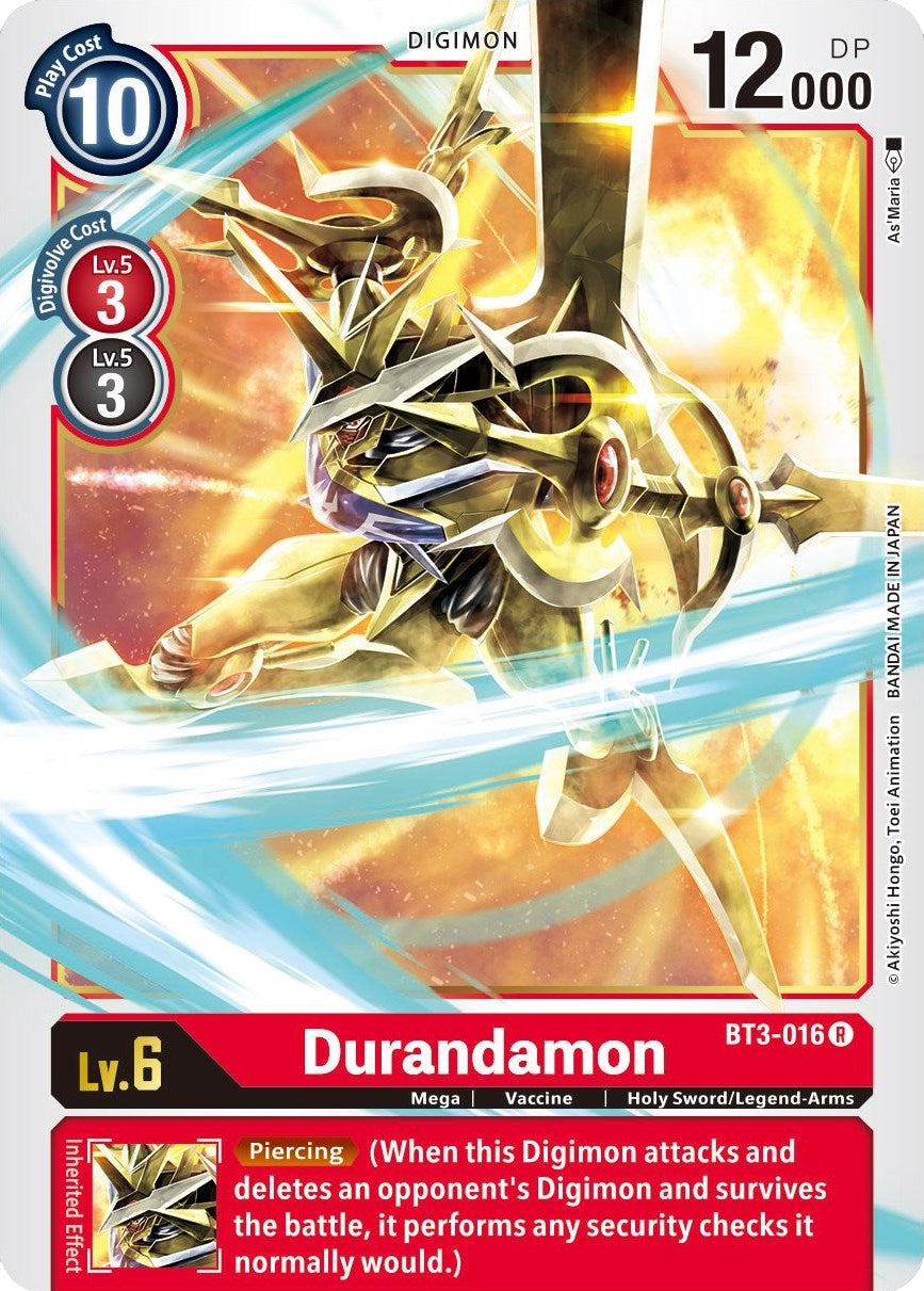 Image for Durandamon (BT3-016 R) (BT01-03B) - Digimon Card Game