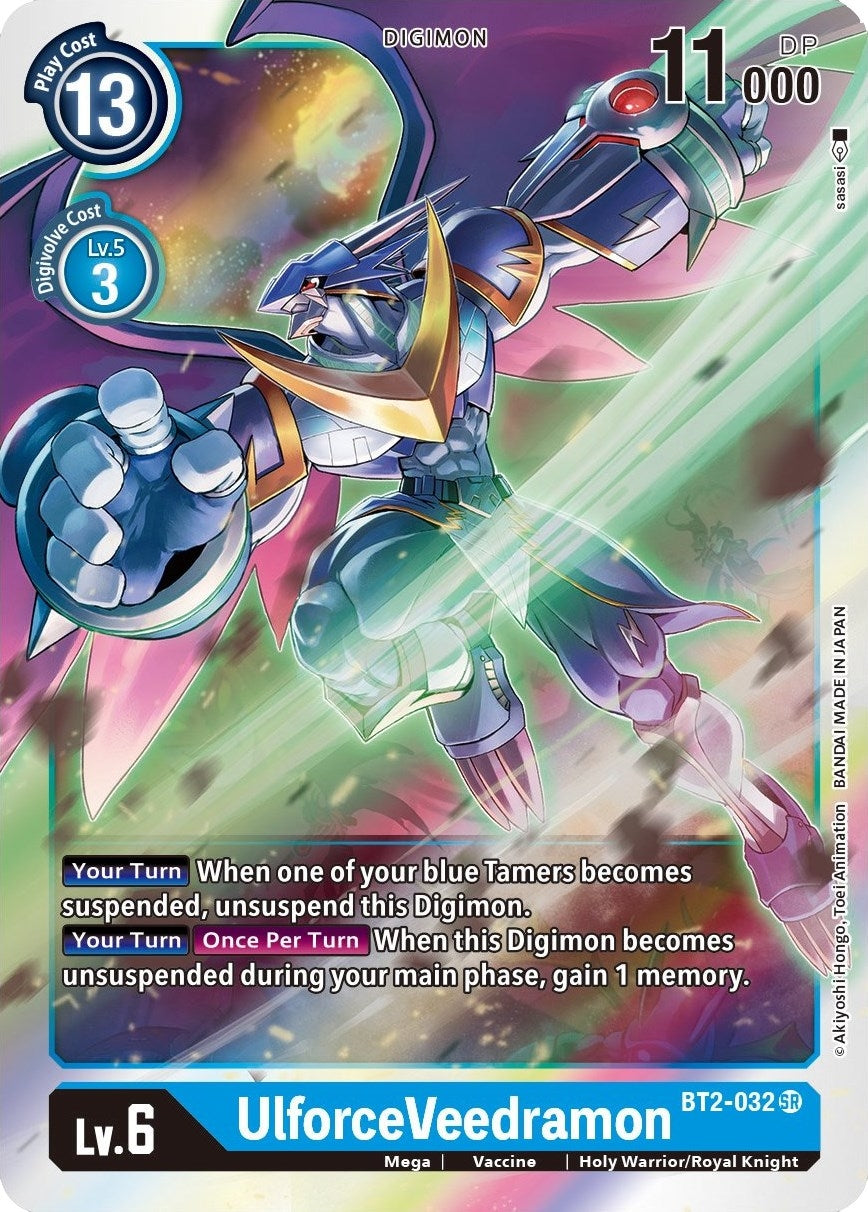 Image for UlforceVeedramon (BT2-032 SR) (BT01-03B) - Digimon Card Game
