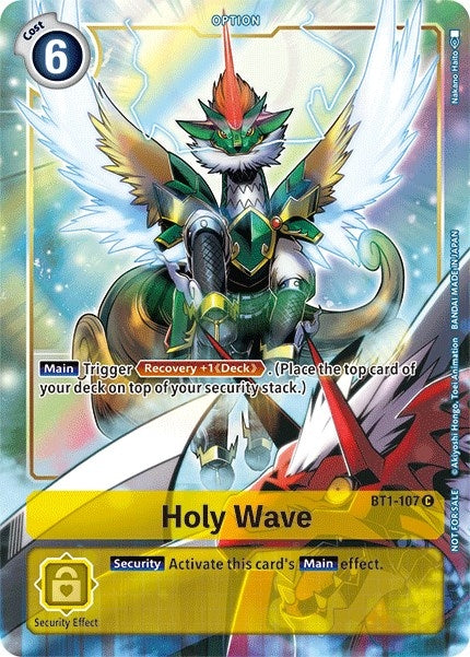 Image for Holy Wave - BT1-107 (Dash Pack Ver. 1.5) (BT1-107 C) (BT01-03A) - Digimon Card Game