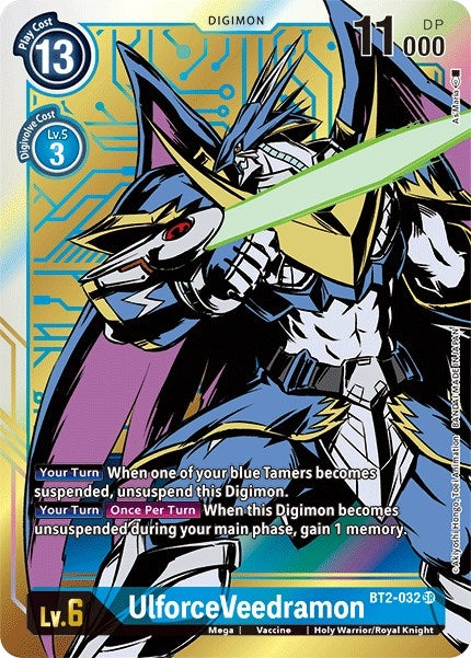 Image for UlforceVeedramon (Alternate Art) (BT2-032 SR) (BT01-03B) - Digimon Card Game