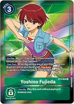 Image for Yoshino Fujieda (Box Topper) (BT4-095 R) (BT04) - Digimon Card Game