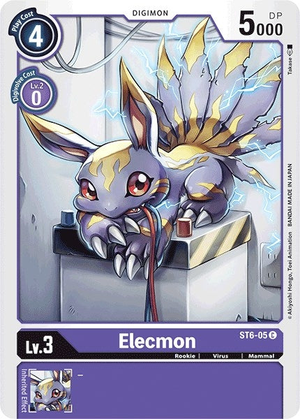 Image for Elecmon (ST6-05 C) (ST-6) - Digimon Card Game