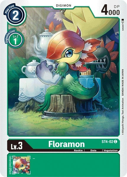 Image for Floramon (ST4-02 C) (ST-4) - Digimon Card Game