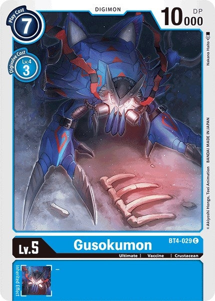 Image for Gusokumon (BT4-029 C) (BT04) - Digimon Card Game