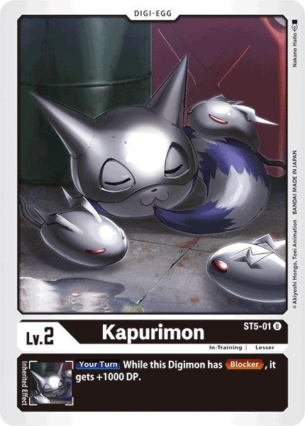 Image for Kapurimon (ST5-01 U) (ST-5) - Digimon Card Game