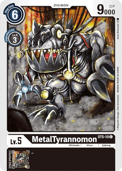 Image for MetalTyrannomon (ST5-10 C) (ST-5) - Digimon Card Game