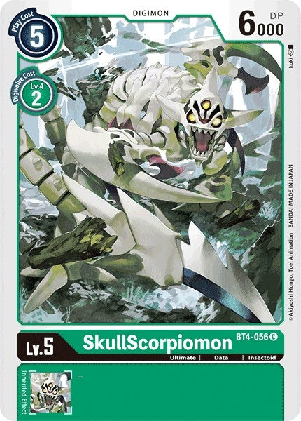 Image for SkullScorpiomon (BT4-056 C) (BT04) - Digimon Card Game