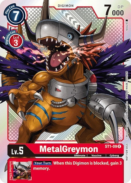 Image for MetalGreymon - ST1-09 (Official Tournament Pack Vol.2) (ST1-09 R) (ST-1) - Digimon Card Game