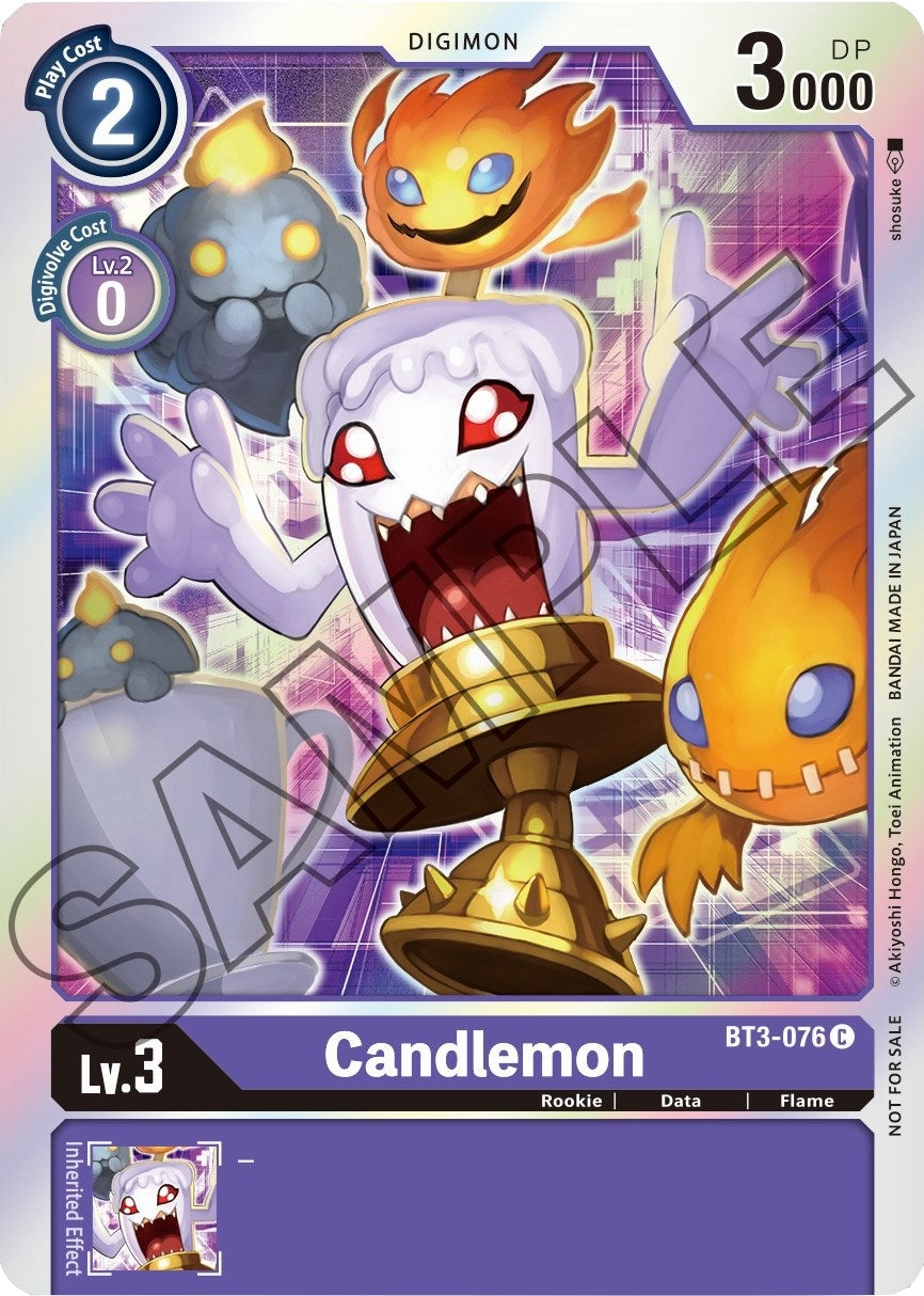Image for Candlemon - BT3-076 (Event Pack 1) (BT3-076 C) (BT01-03A) - Digimon Card Game