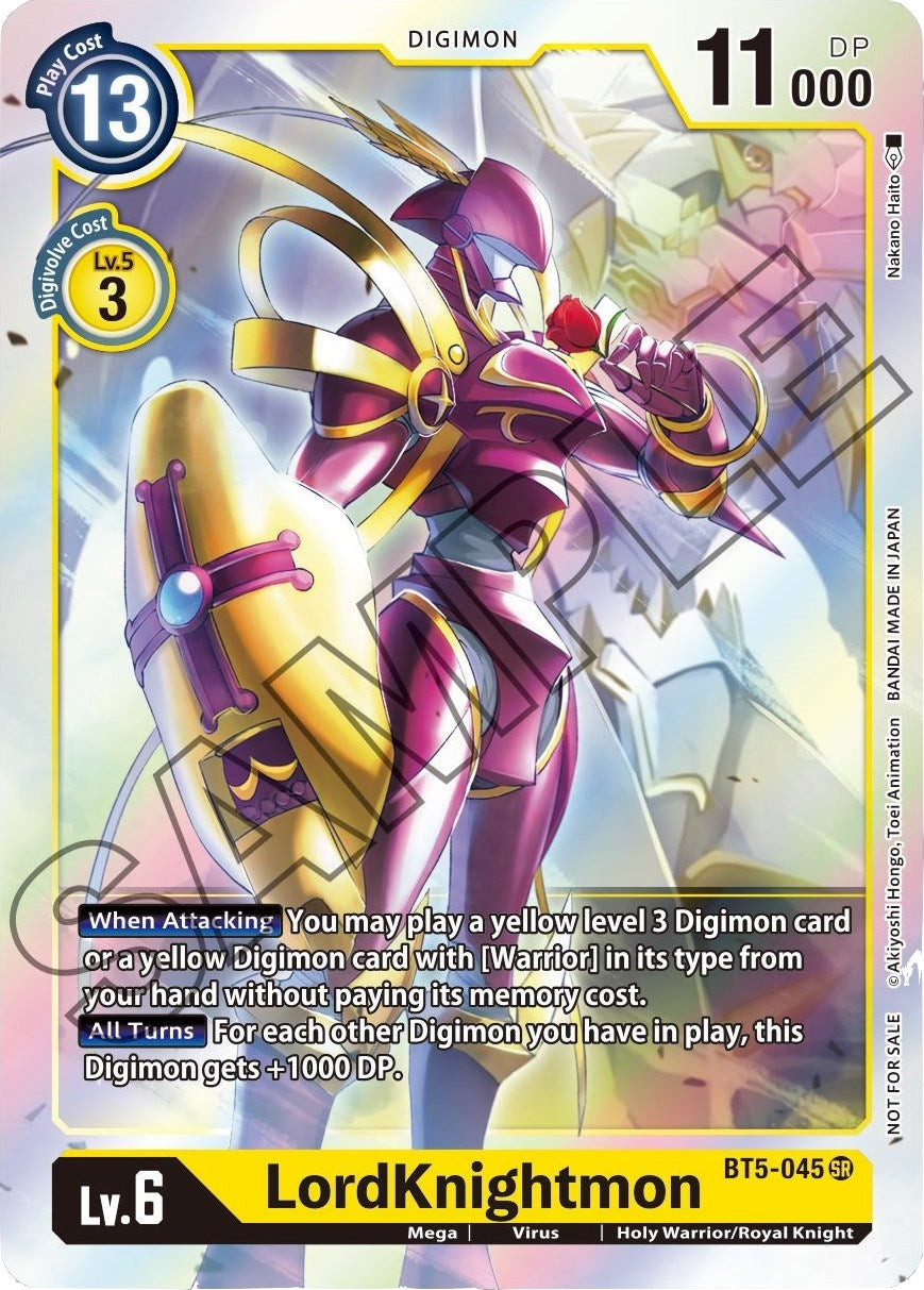 Image for LordKnightmon - BT5-045 (Event Pack 1) (BT5-045 SR) (BT05) - Digimon Card Game