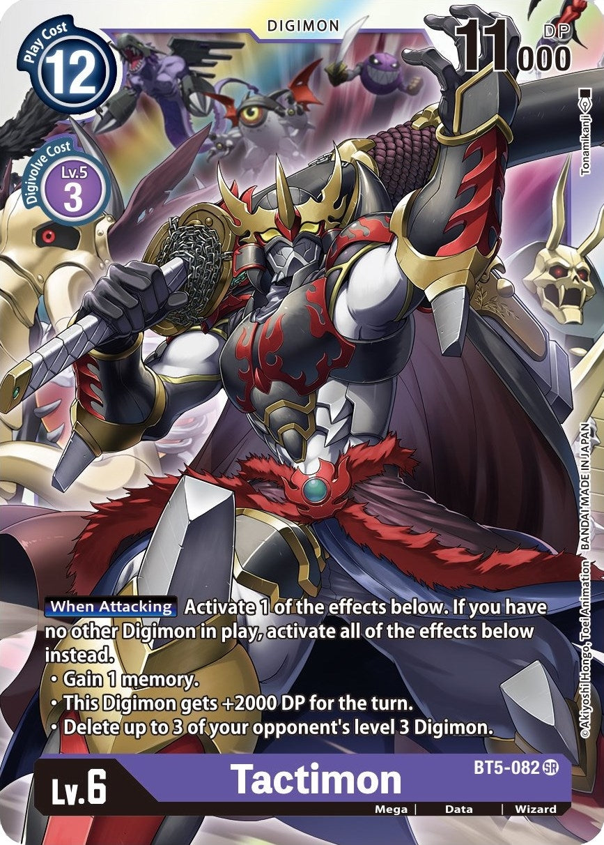 Image for Tactimon (BT5-082 SR) (BT05) - Digimon Card Game