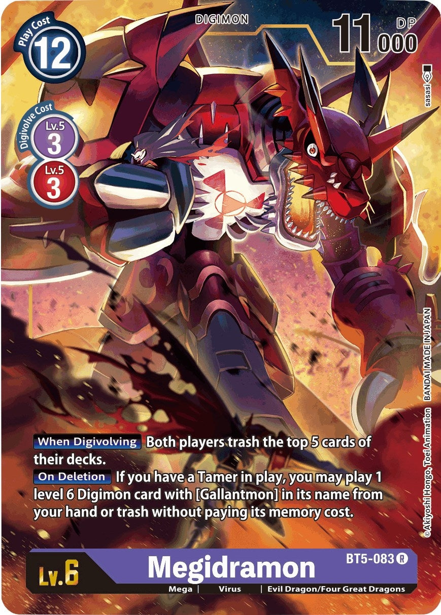 Image for Megidramon (BT5-083 R) (BT05) - Digimon Card Game