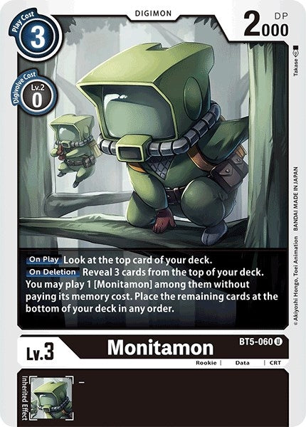 Image for Monitamon (BT5-060 U) (BT05) - Digimon Card Game