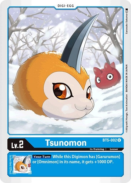 Image for Tsunomon (BT5-002 U) (BT05) - Digimon Card Game