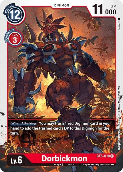 Image for Dorbickmon (BT5-018 C) (BT05) - Digimon Card Game