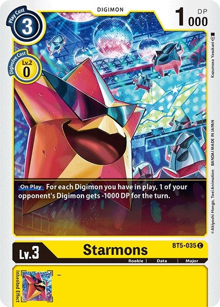 Image for Starmons (BT5-035 C) (BT05) - Digimon Card Game