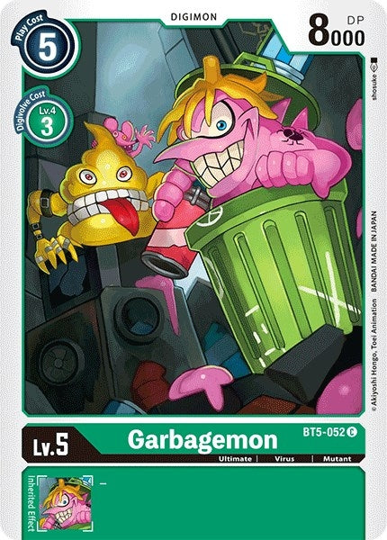 Image for Garbagemon (BT5-052 C) (BT05) - Digimon Card Game
