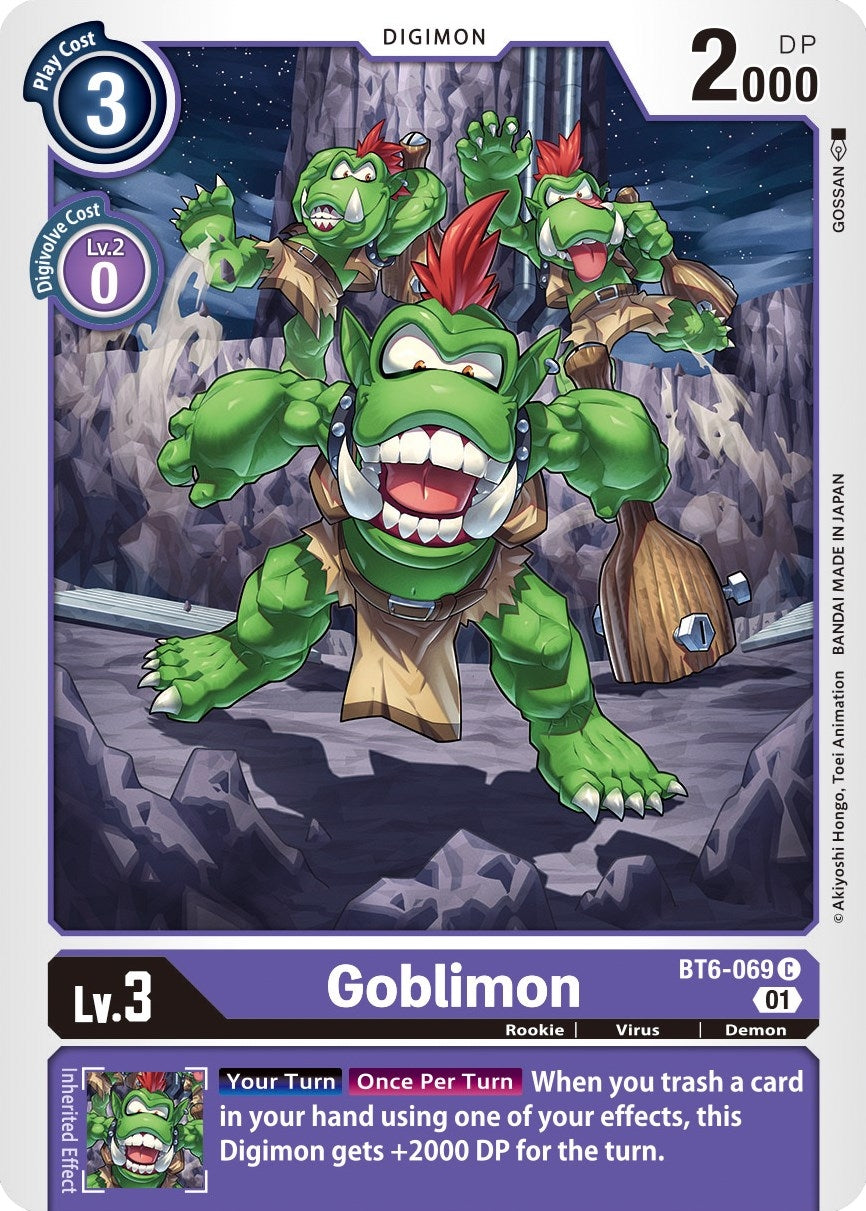 Image for Goblimon (BT6-069 C) (BT06) - Digimon Card Game