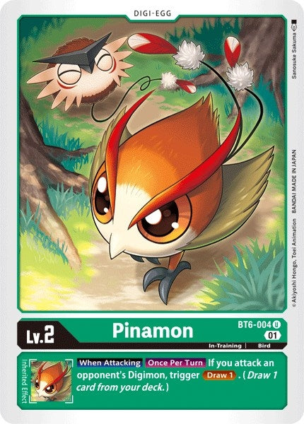 Image for Pinamon (BT6-004 U) (BT06) - Digimon Card Game