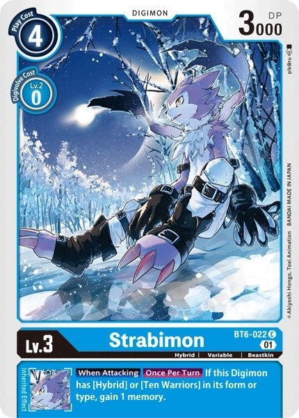 Image for Strabimon (BT6-022 C) (BT06) - Digimon Card Game