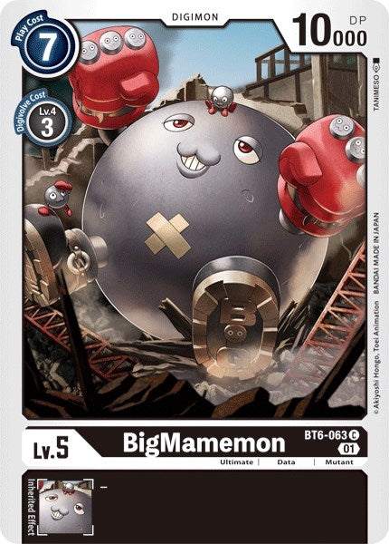 Image for BigMamemon (BT6-063 C) (BT06) - Digimon Card Game