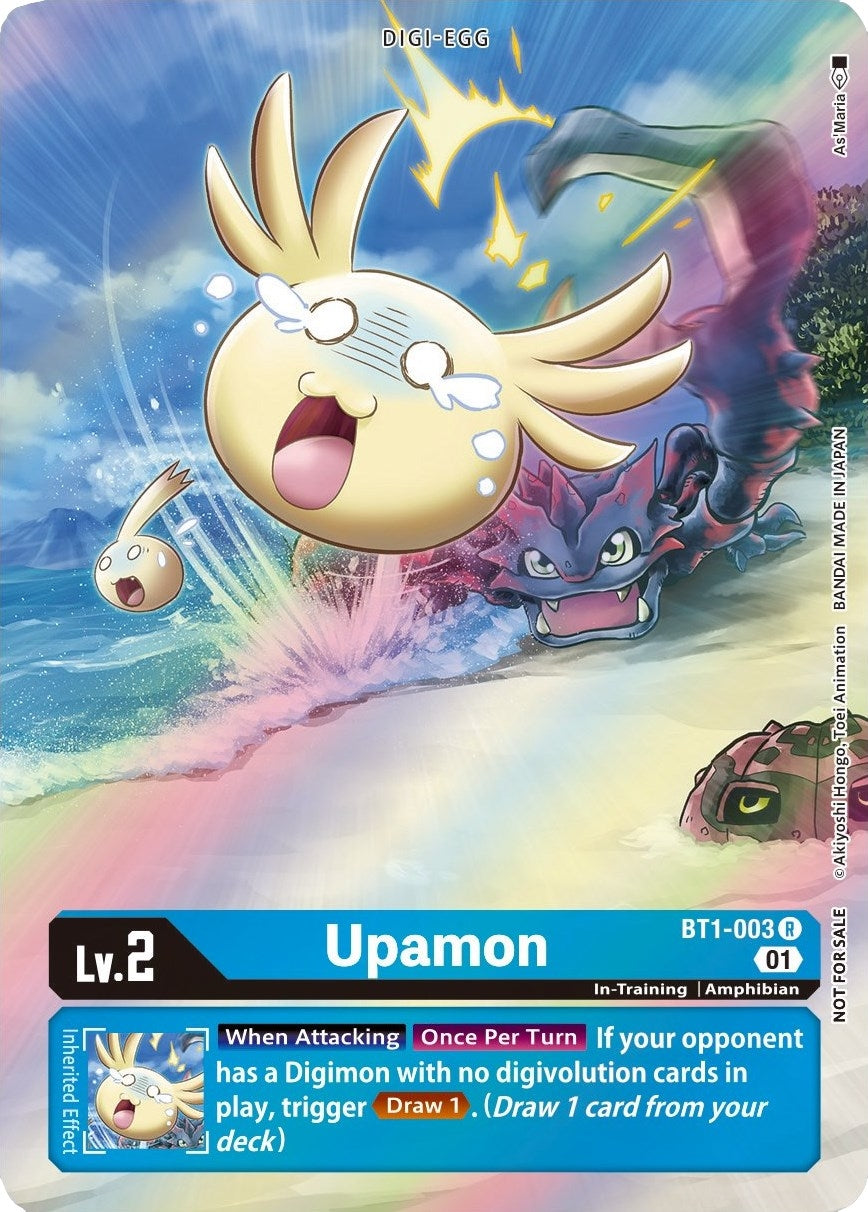 Image for Upamon (1-Year Anniversary Box Topper) (BT1-003 R) (BT01-03A) - Digimon Card Game