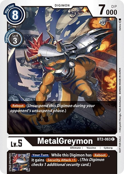 Image for MetalGreymon - BT2-063 (Official Tournament Pack Vol.3) (BT2-063 C) (BT01-03A) - Digimon Card Game