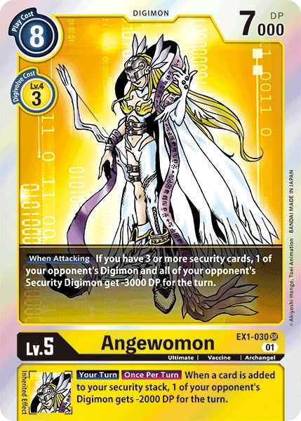 Image for Angewomon (EX1-030 SR) (EX01) - Digimon Card Game