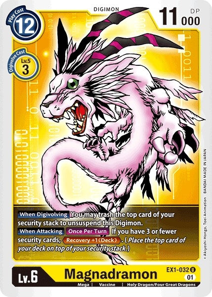 Image for Magnadramon (EX1-032 U) (EX01) - Digimon Card Game