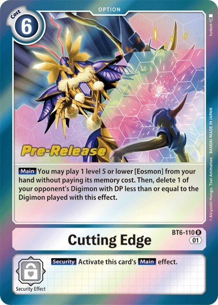 Image for Cutting Edge (BT6-110 R) (BT06_PR) - Digimon Card Game